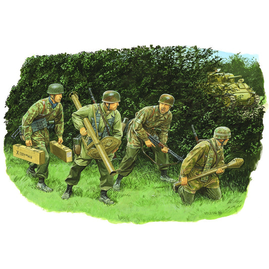 Dragon 6127 Hedgerow Tank Hunters (Fallschirmjager, 1944) 1:35 Model Kit