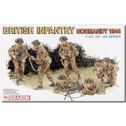 DRAGON 6212 British Infantry Normandy 1944 1:35 Figures Model Kit