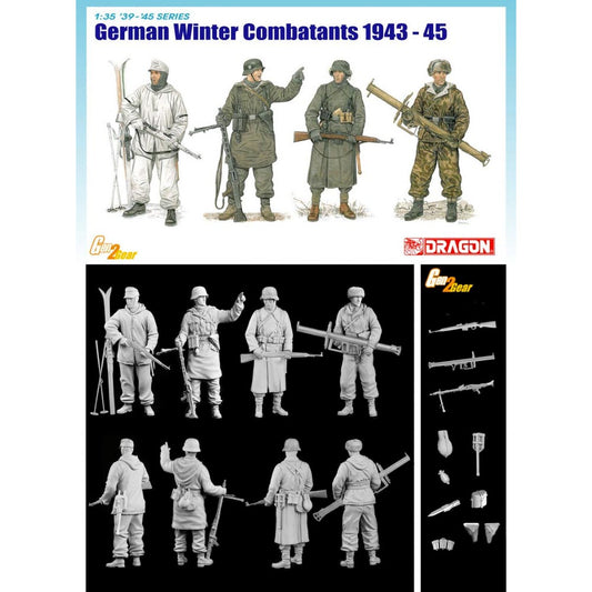 Dragon 6705 German Infantry Winter Combatants 1943-45 1:35 Plastic Model Kit