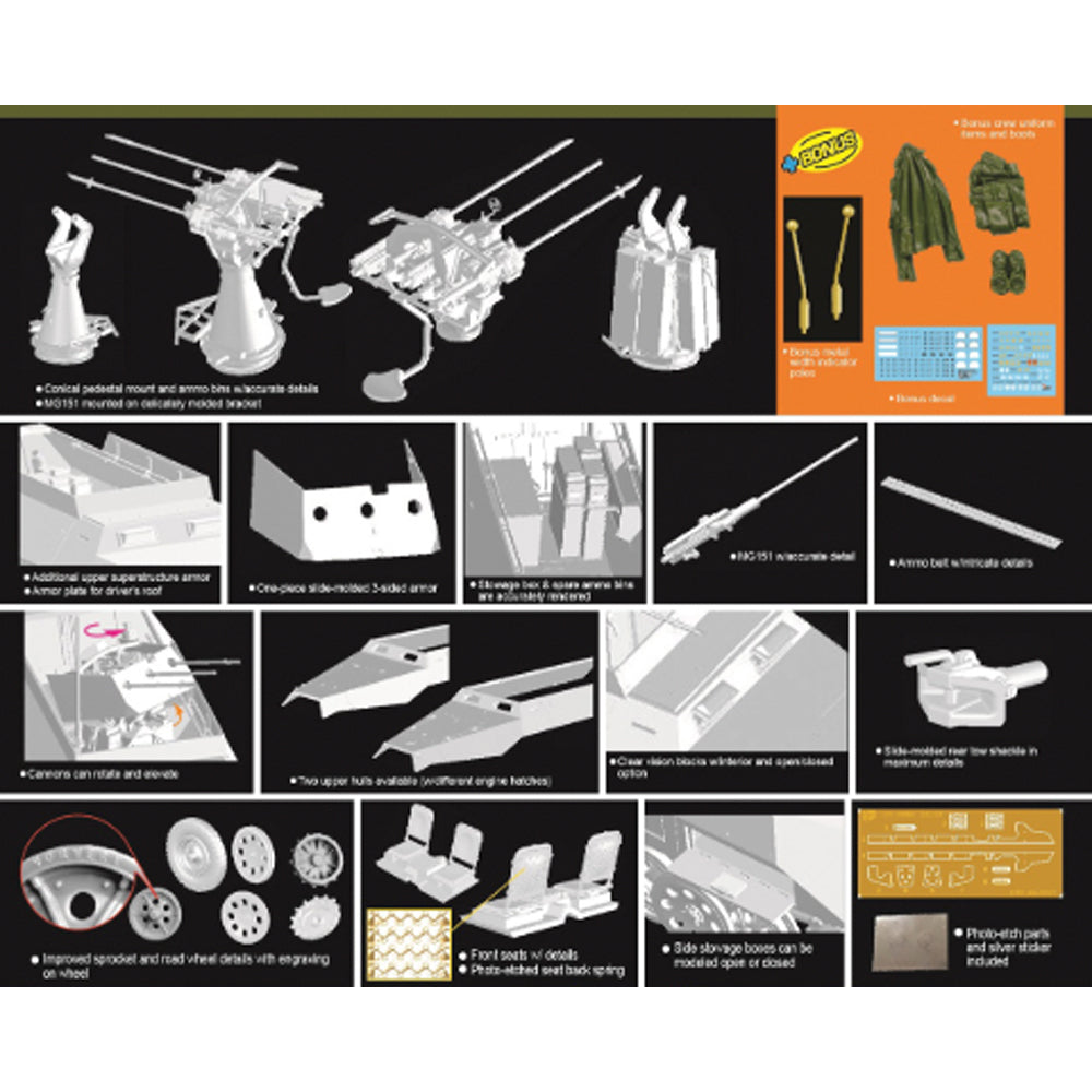 Dragon 6862 Sd.Kfz.251/21 Ausf.D Drilling 1:35 Model Kit