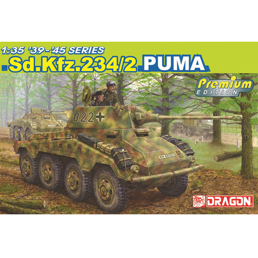 Dragon 6943 Sd.Kfz.234/2 Puma (2024 Version) 1:35 Model Kit