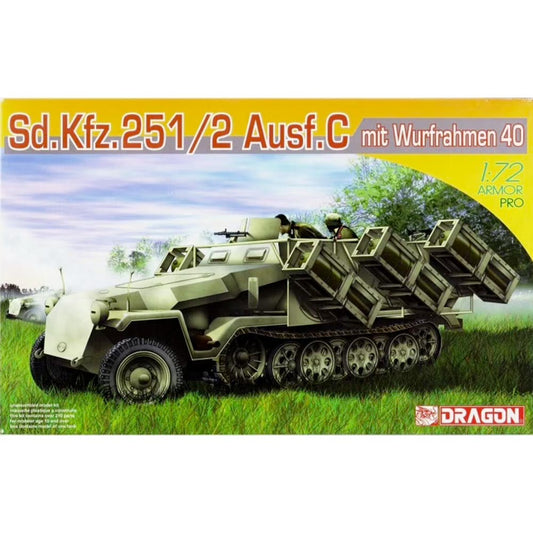 Dragon 7306 Sd.Kfz.251 Ausf C Mit Wurfrahmen 40 1:72 Model Kit