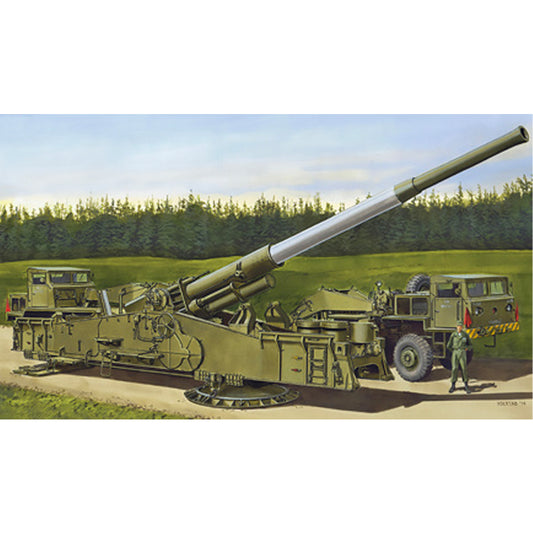Dragon 7484 M65 Atomic Annie Gun (Heavy, Motorized, 280mm) 1:72 Model Kit