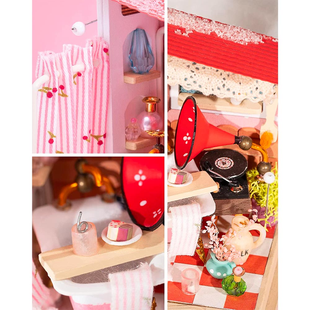 ROBOTIME Rolife Bubble Bath Bathroom 1:24 DIY Miniature House Craft Kit DS018