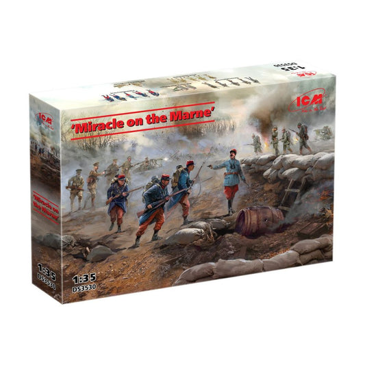 ICM DS3530 Miracle on the Marne Diorama Set 1:35 Model Kit