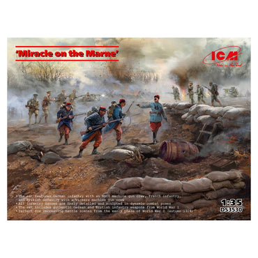 ICM DS3530 Miracle on the Marne Diorama Set 1:35 Model Kit