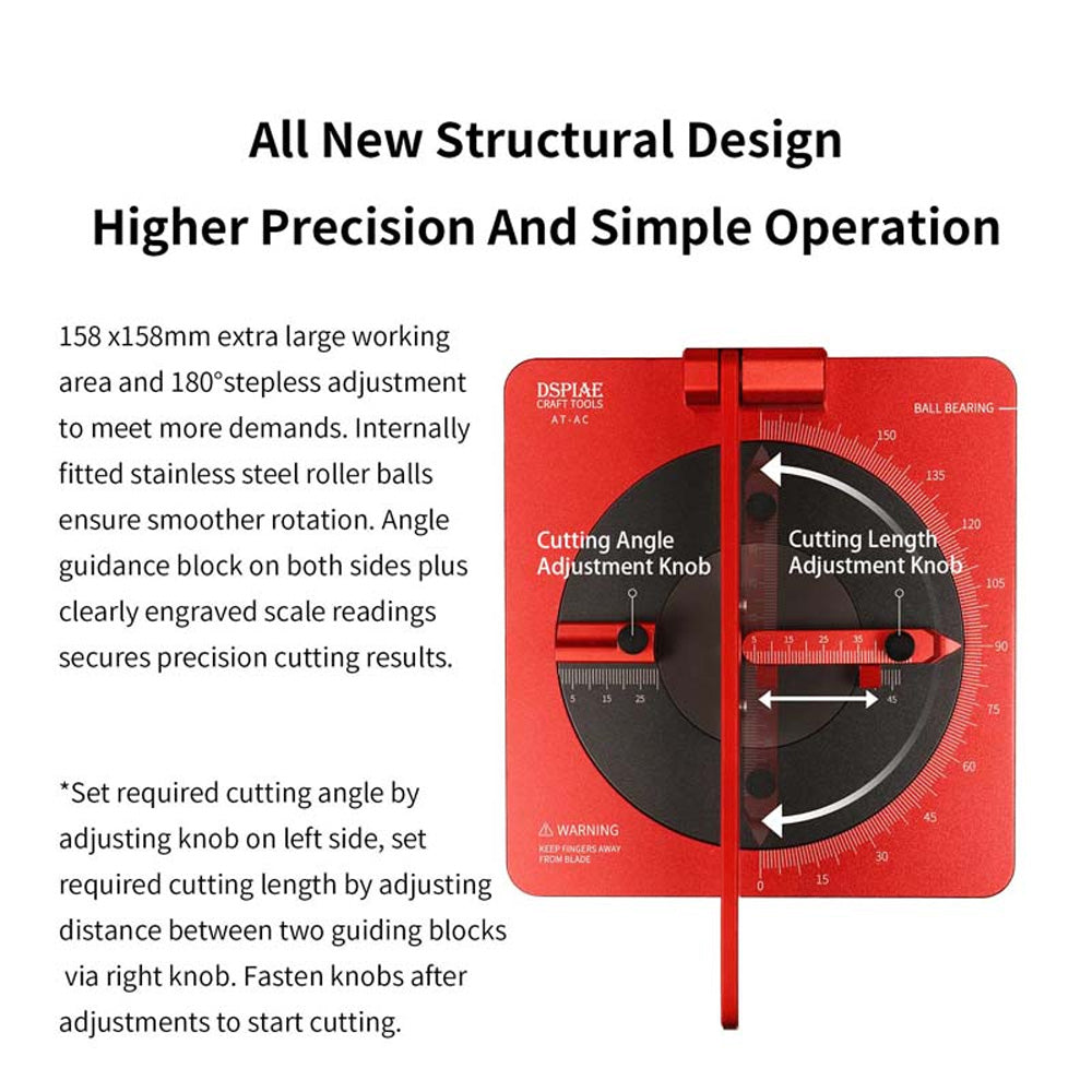 DSPIAE Angle Cutting Station Jig Tool AT-AC