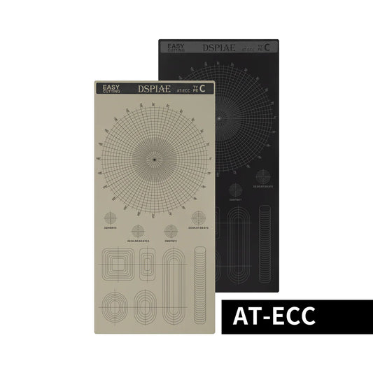 DSPIAE Masking Tape Cutting Mat Double-Sided (Concentric Circles Pattern) AT-ECC
