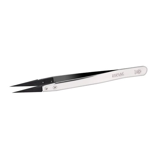 DSPIAE Pointed Anti-Static Stainless Steel Tweezers AT-TZ07