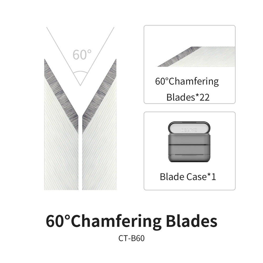 DSPIAE 60° Chamfering Blade for AT-CT Chamfering Tool CT-B60