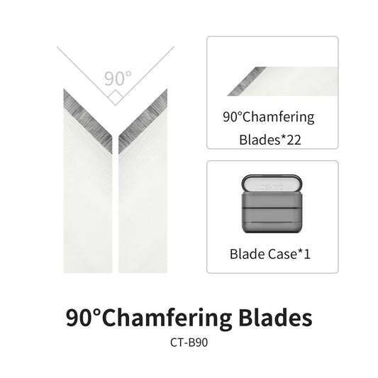 DSPIAE 90° Chamfering Blade for AT-CT Chamfering Tool CT-B90