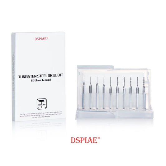 DSPIAE Tungsten Steel Drill Bit Set 0.3-1.2mm DB-03