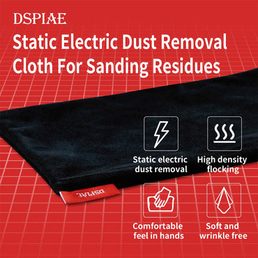 DSPIAE Static Electric Dust Removal Cloth for Sandpaper/File Cleaning DC-25