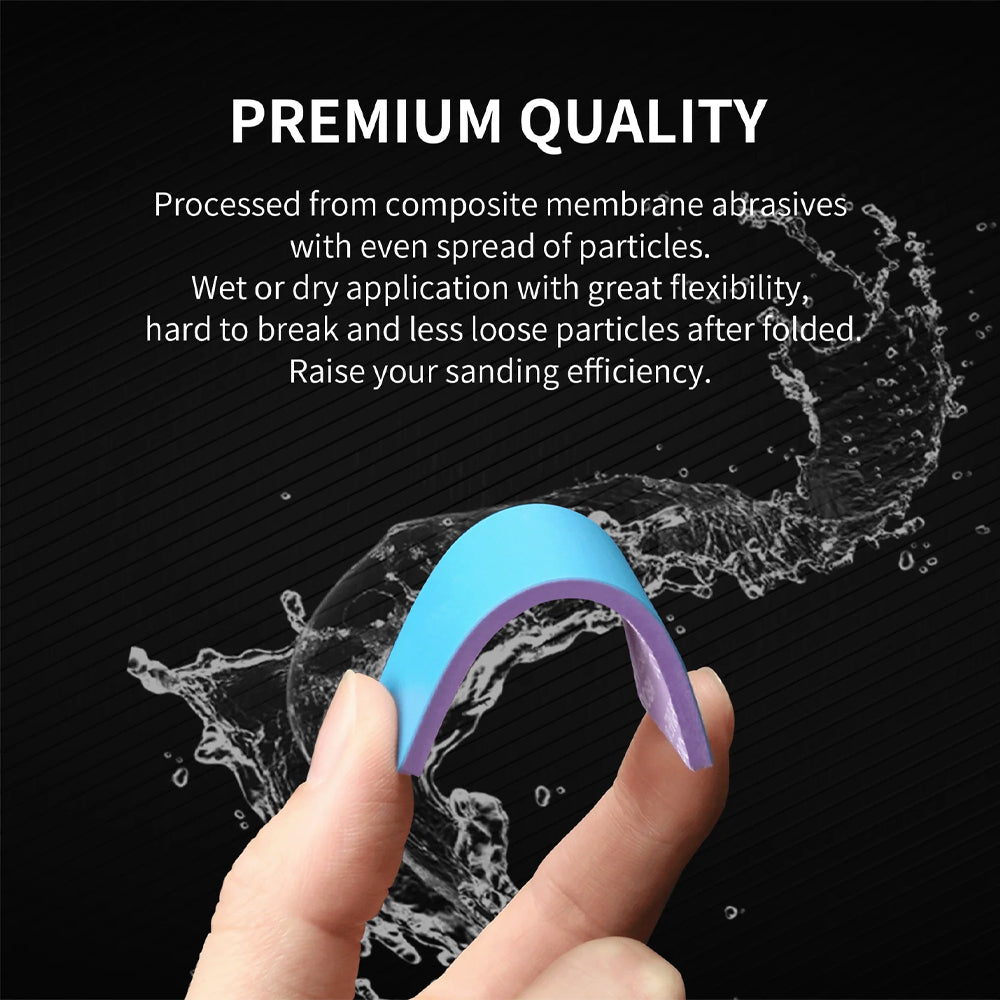 DSPIAE Reusable Sanding Sponge Set #400-#1500 Grit DS3-S01