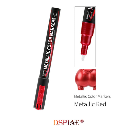 DSPIAE Super Metallic Colour Markers - Metallic Red MKA-01