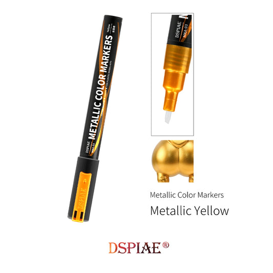 DSPIAE Super Metallic Colour Markers - Metallic Yellow MKA-03