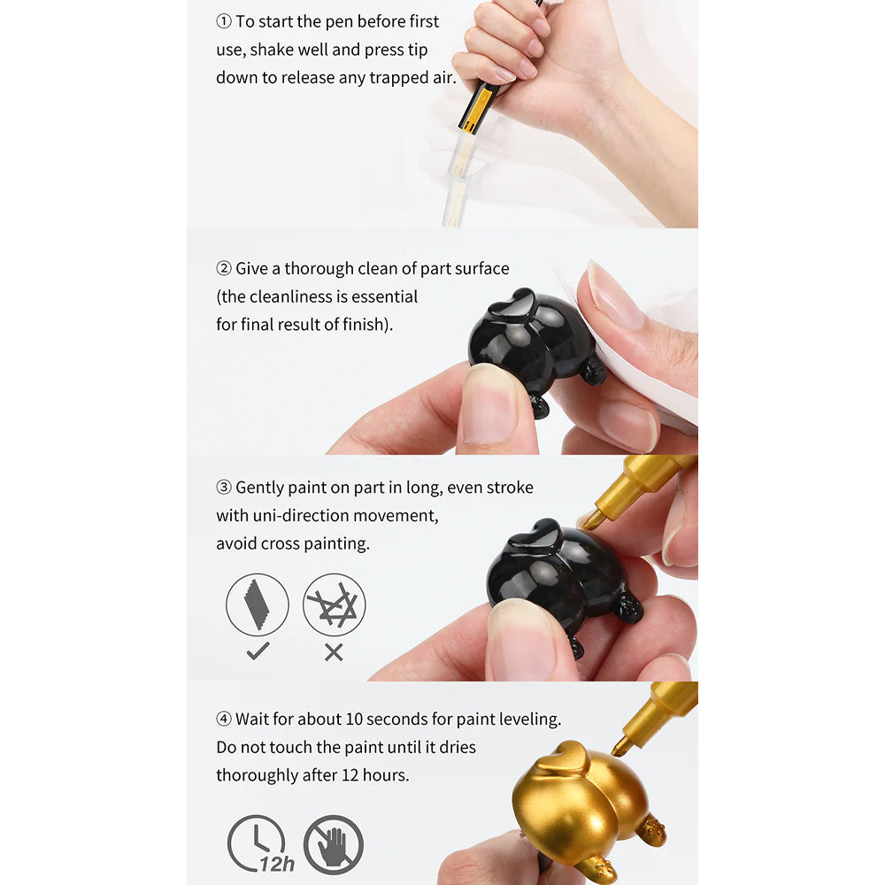 DSPIAE Super Metallic Colour Markers - Metallic Purple MKA-08