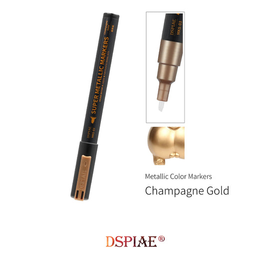 DSPIAE Super Metallic Colour Markers - Champagne Gold MKS-03