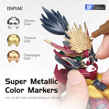 DSPIAE Super Metallic Colour Markers - Champagne Gold MKS-03