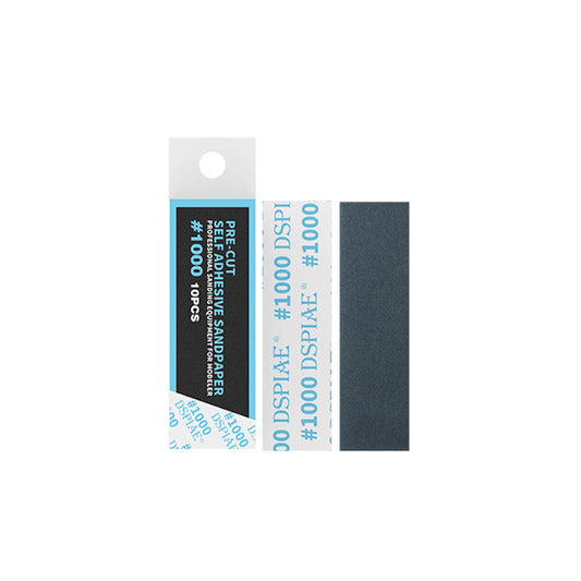DSPIAE #1000 Pre-Cut Adhesive Sandpaper (10 Strips) MSP-1000