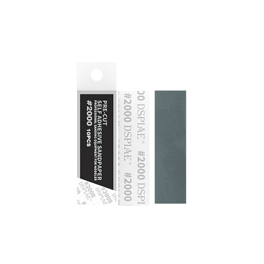 DSPIAE #2000 Pre-Cut Adhesive Sandpaper (10 Strips) MSP-2000
