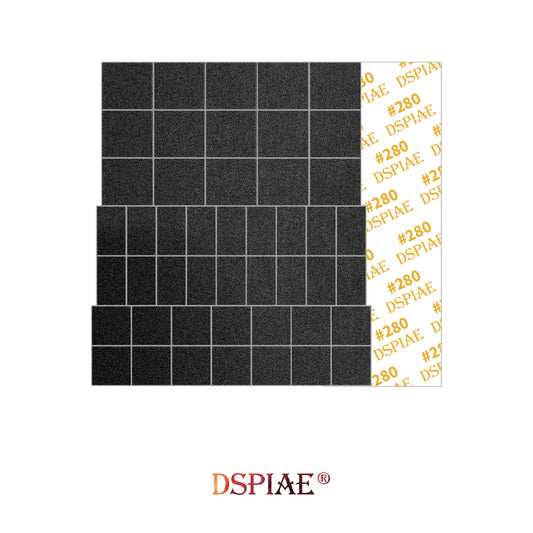 DSPIAE #280 Sandpaper for ES-A Round Sanding Heads (5 Sheets) MSP-ES02