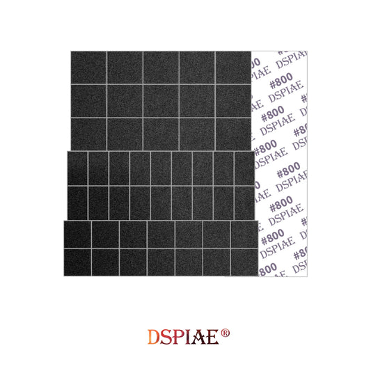 DSPIAE #800 Sandpaper for ES-A Round Sanding Heads (5 Sheets) MSP-ES08