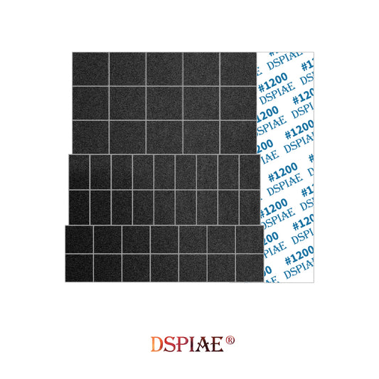DSPIAE #1200 Sandpaper for ES-A Round Sanding Heads (5 Sheets) MSP-ES12