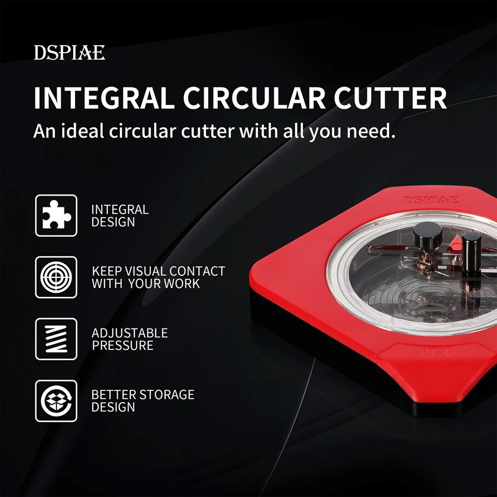 DSPIAE Stepless Adjustment Circular Cutter PT-C Blade Set MT-CB