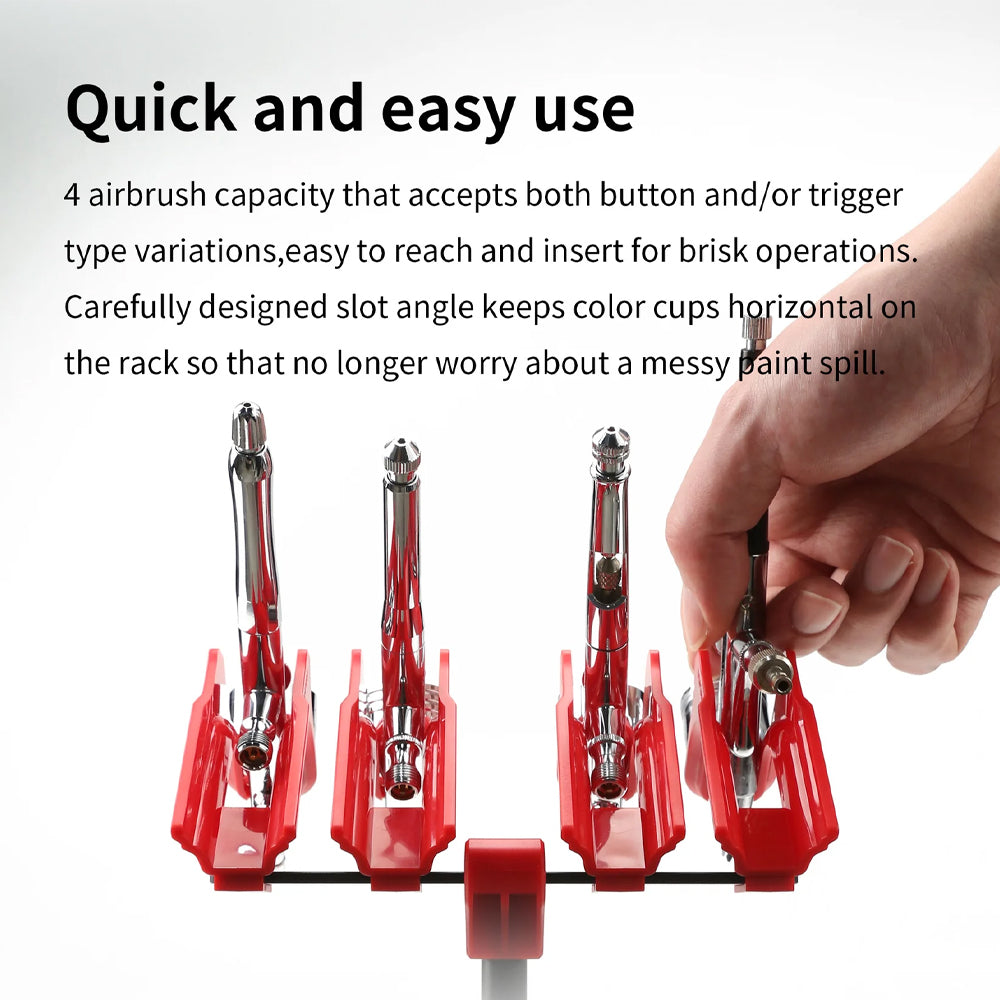 DSPIAE Airbrush Holder Rack (Holds 4) PT-AR