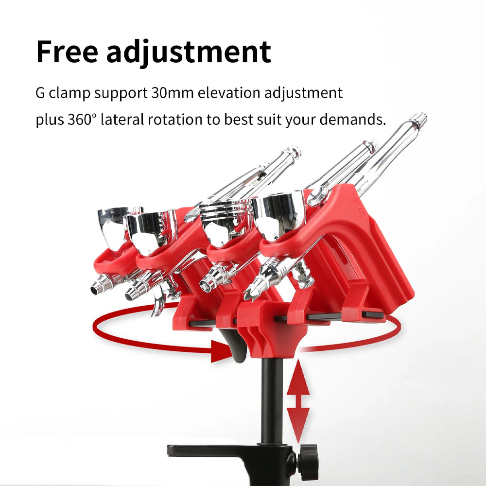 DSPIAE Airbrush Holder Rack (Holds 4) PT-AR