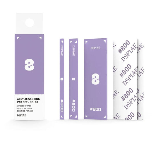 DSPIAE #800 Acrylic Sanding Pad Set Purple PT-SP08