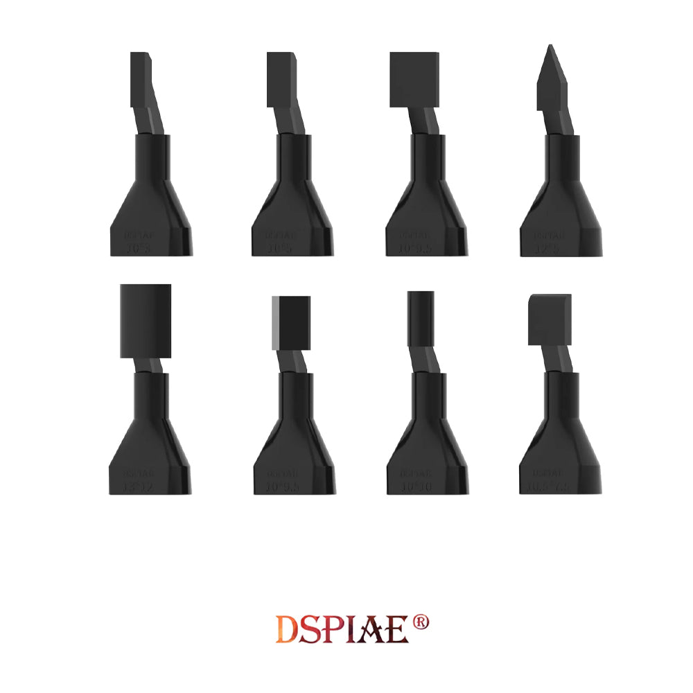 DSPIAE Sanding Head Set (8pc) for ES-A Reciprocating Sanding Tool RA-10