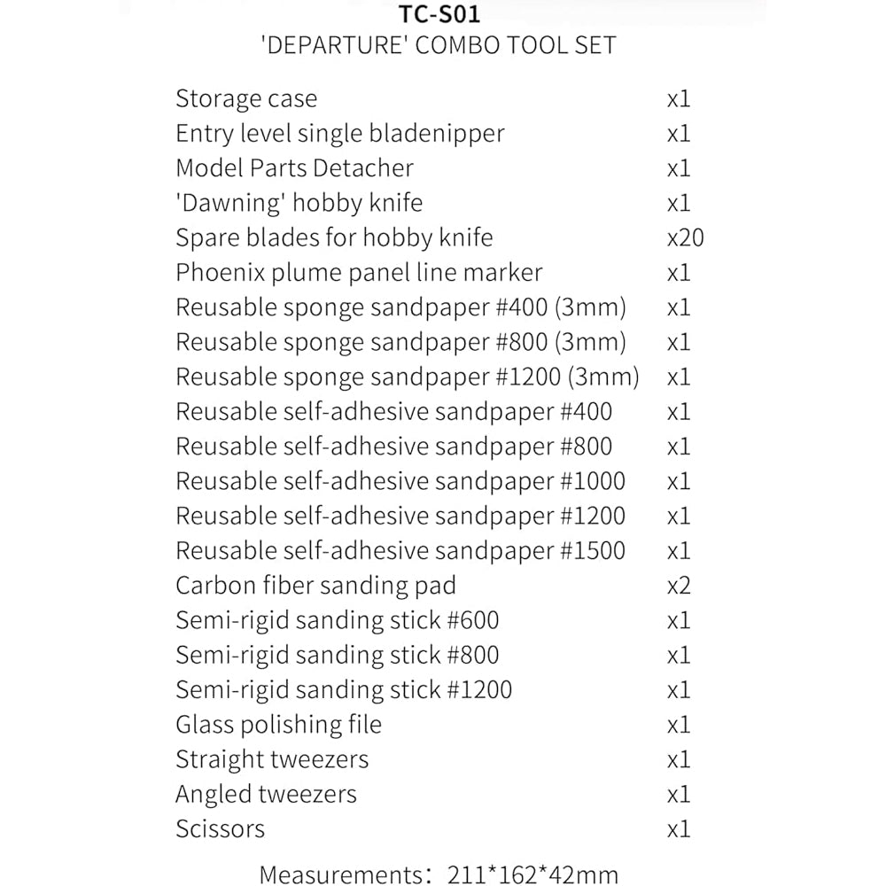 DSPIAE Departure Tool Combo Set TC-S01