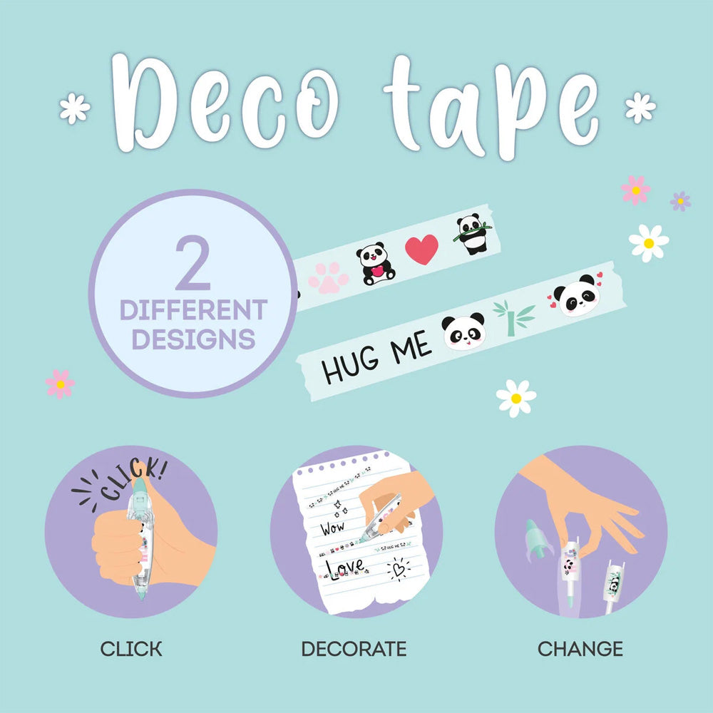 Legami Decorative Tape Pen - Deco Tape - Panda 'Hug Me'