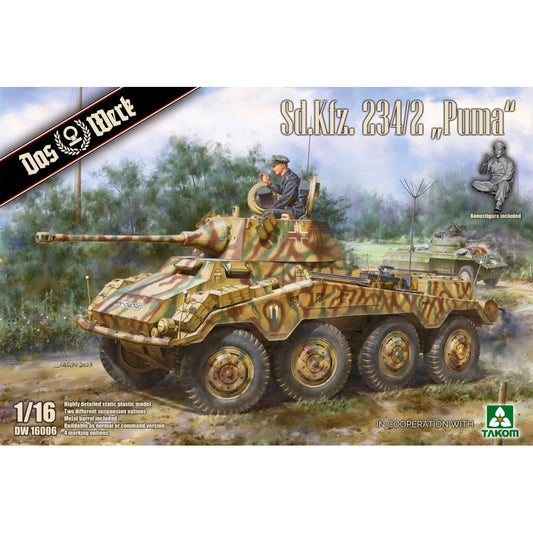Das Werk 16006 Sd.Kfz. 234/2 Puma 1:16 Model Kit