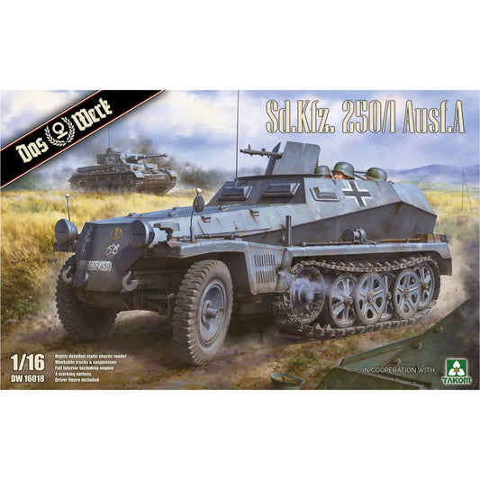 Das Werk 16018 Sd.Kfz. 250/1 Ausf.A 1:16 Model Kit