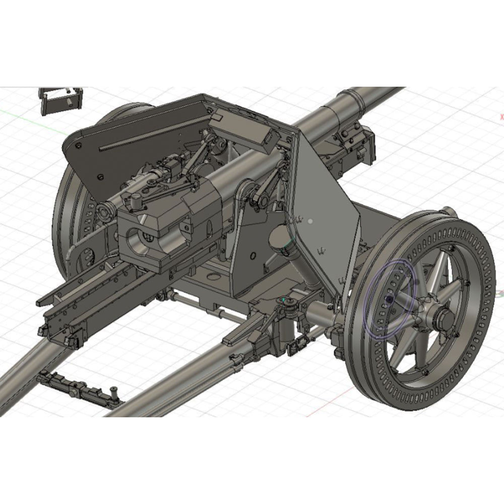 Das Werk 16020 German 7.5cm Pak40 (Mid/Late) 2-in-1 1:16 Model Kit