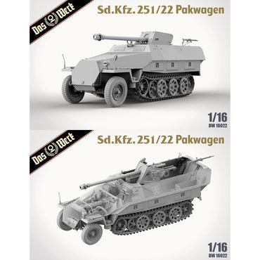 Das Werk 16022 Sd.Kfz. 251/22 Pakwagen 1:16 Model Kit