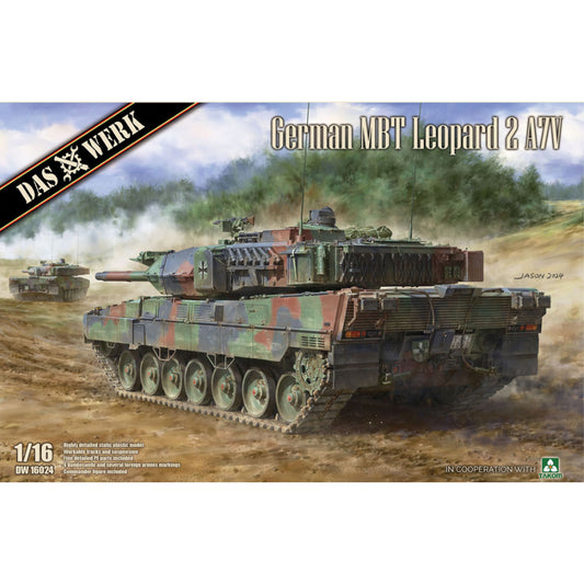 Das Werk 16024 German MBT Leopard 2 A7V 1:16 Model Kit