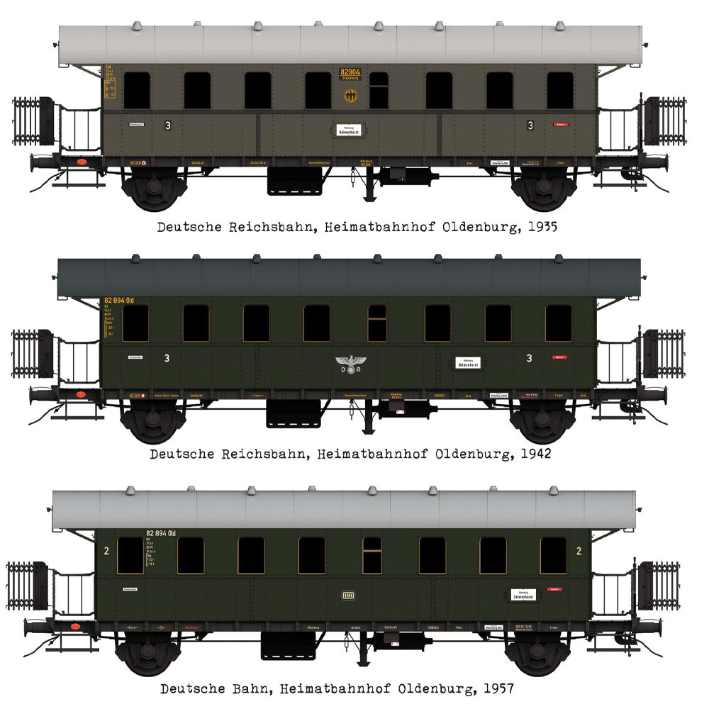 Das Werk 35033 Cid-27 Personenwagen Donnerbusche Carriage 1:35 Model Kit