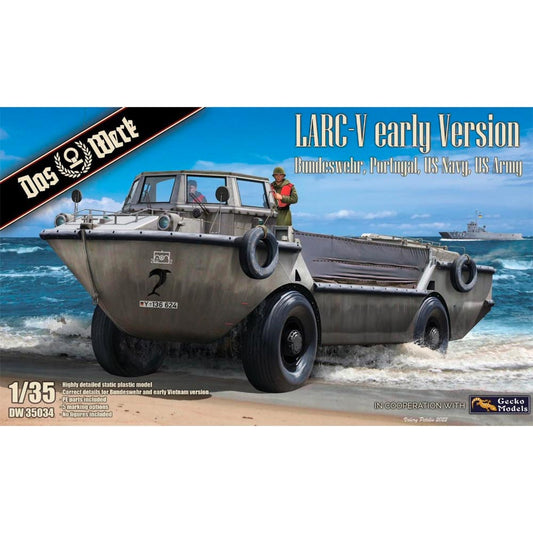 Das Werk 35034 LARC-V Early Version Bundeswehr, US Army Gecko 1:35 Model Kit