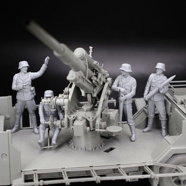 Das Werk 35038 German WW2 8.8cm Flak Crew 1:35 Model Kit