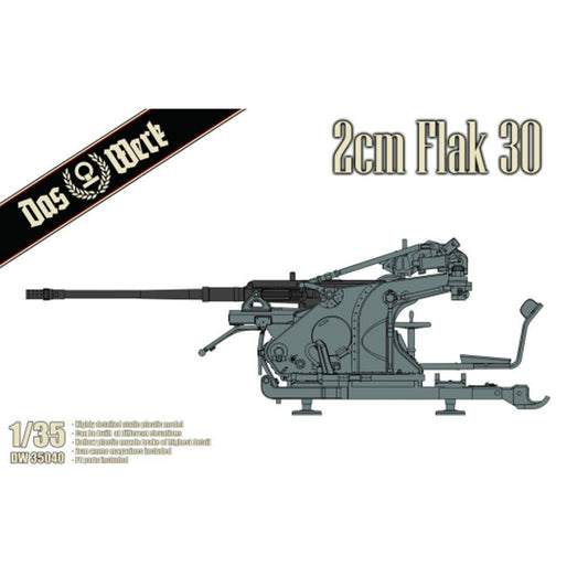 Das Werk 35040 German WWII 2cm Flak 30 1:35 Model Kit