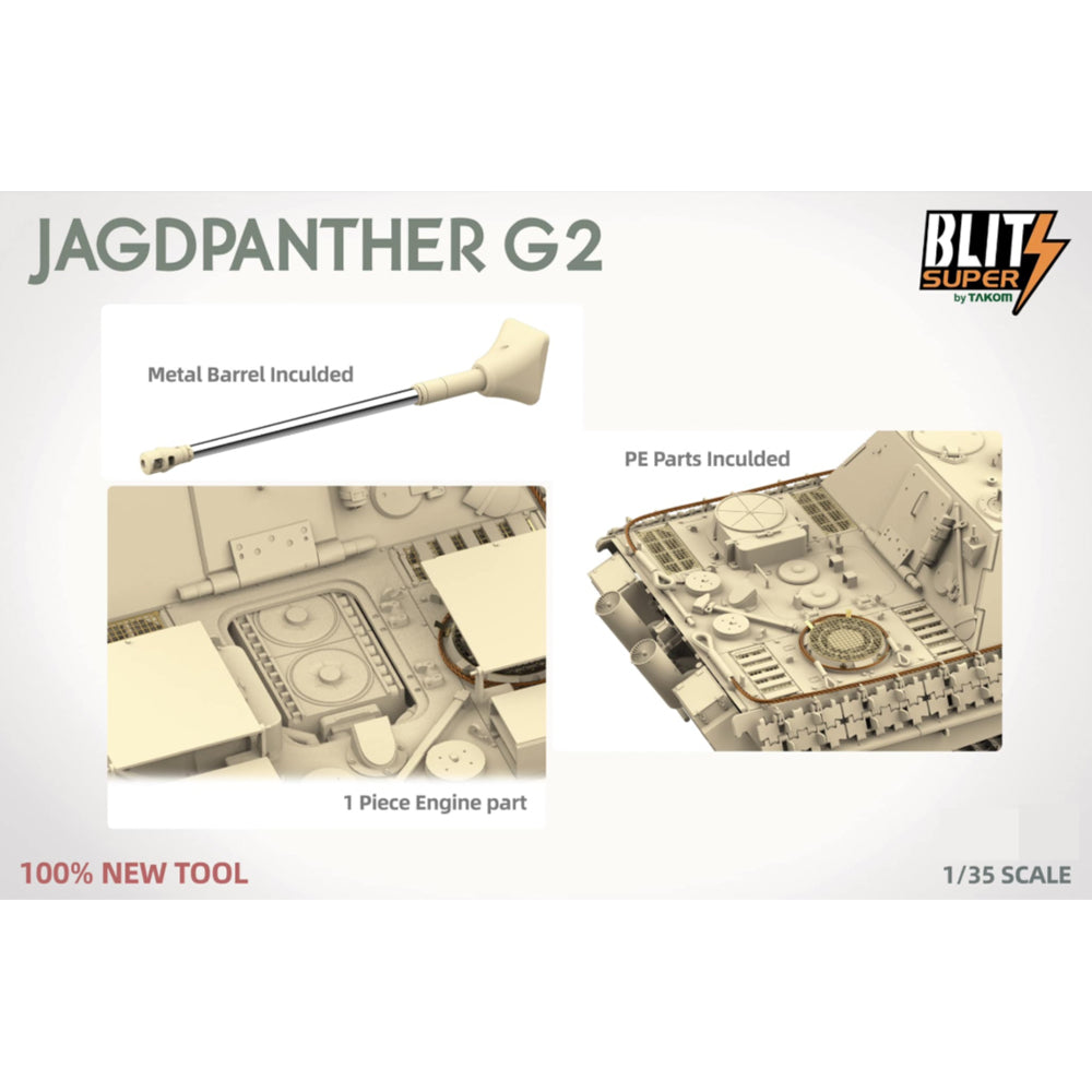 Das Werk 35042 Jagdpanther G2 Sd.Kfz.173 1:35 Model Kit