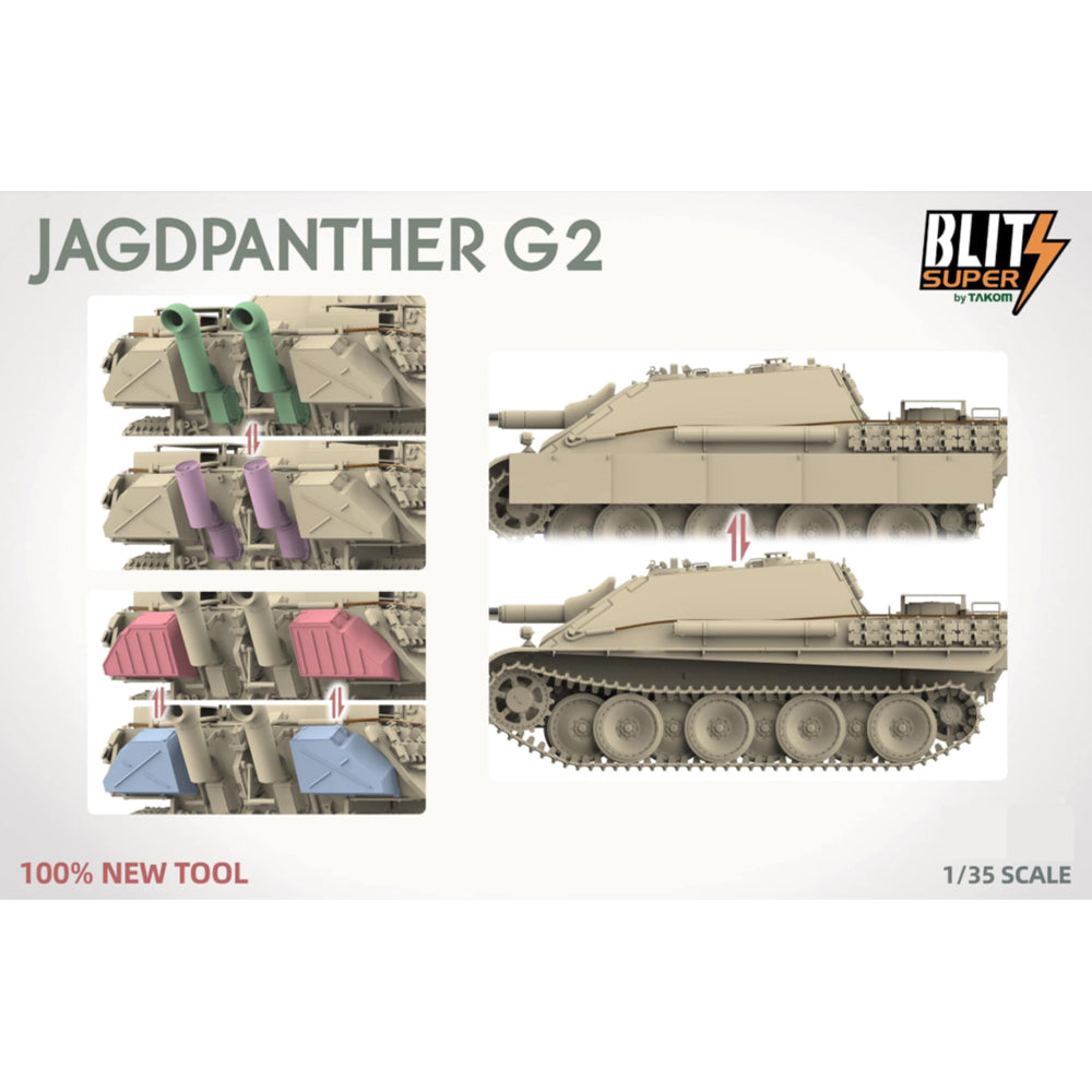 Das Werk 35042 Jagdpanther G2 Sd.Kfz.173 1:35 Model Kit