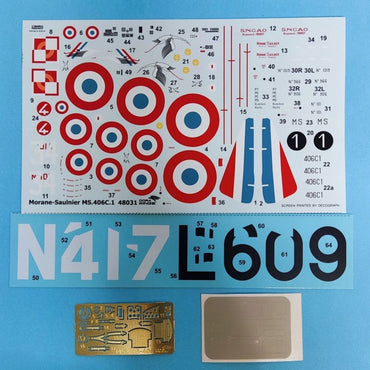 Dora Wings 48031 Morane-Saulnier MS.406 C1 1:48 Model Kit