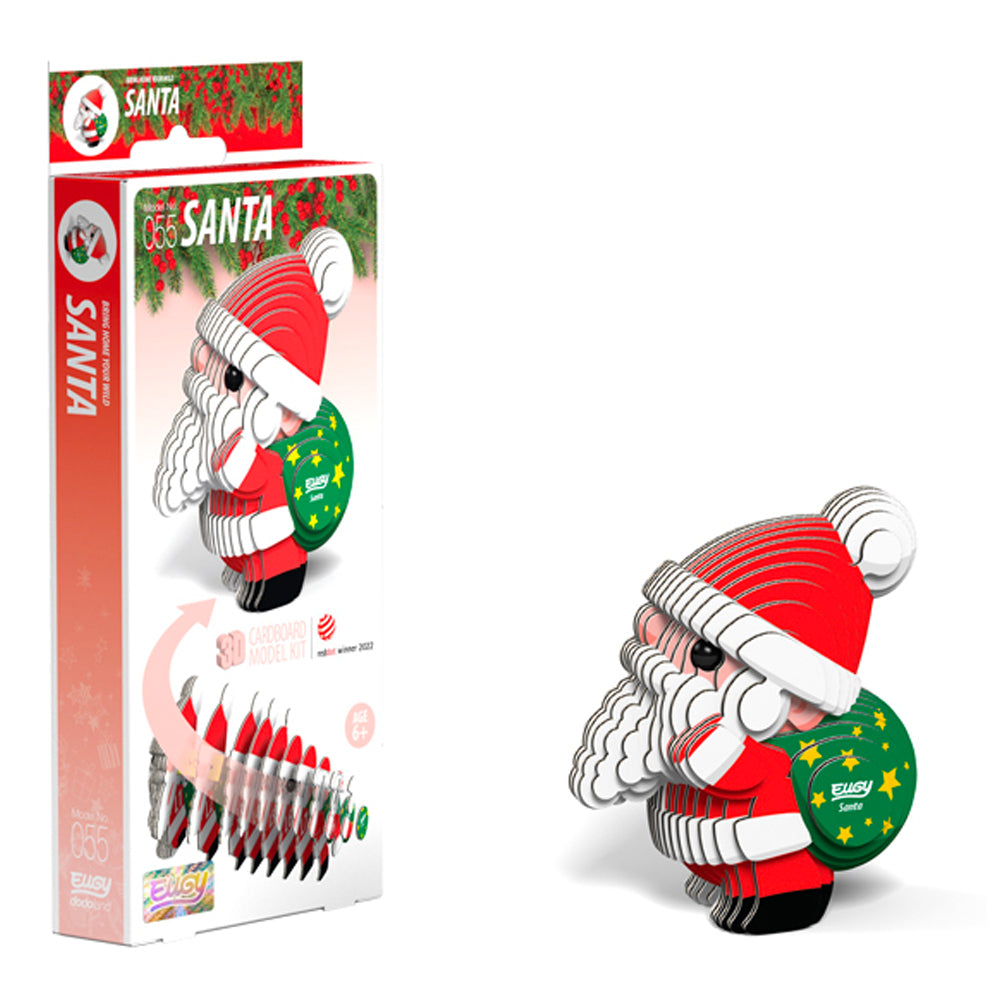 EUGY Christmas 3D Models - Full Set - Reindeer, Santa, Snowman & Elf