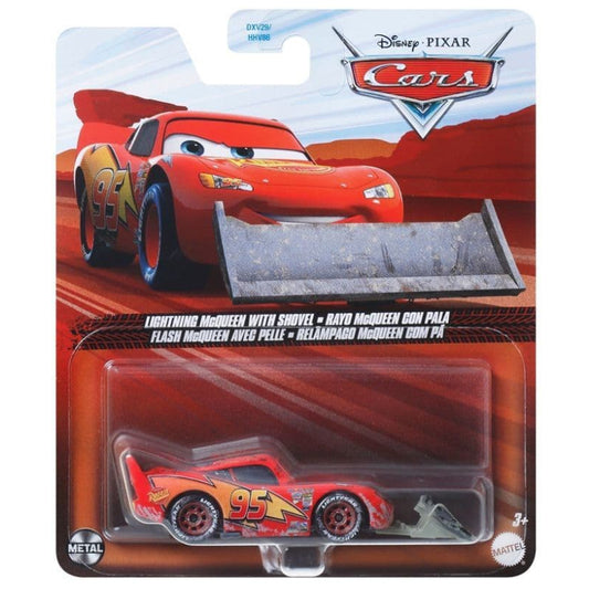 Disney Pixar Cars: Lightning McQueen w/Shovel Diecast Car FNV21