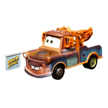 Disney Pixar Cars: Mater with Sign Diecast Car HTX86